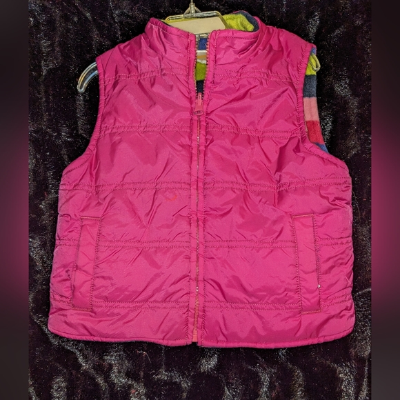 Gymboree Pink Girls Puffy Vest- (5/6) - Picture 1 of 7